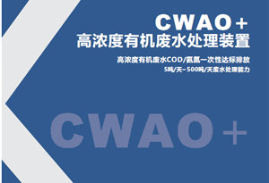 CWAO+工艺处理不含盐废水